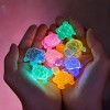 25 Figuras De Tortuga 3d Fluorescentes Para Decoración Y Diy
