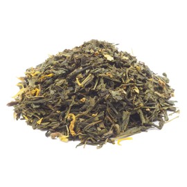 Organic Green Tea Lucky Dragon from China with Raspberry Jasmine Flavour, Medium Force, Fruity, Jasmine, Freshly Bottled