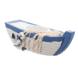 DOITOOL Nautical Decor Votive Candle Holder: Ocean Themed Farmhouse Boat Candle Holder - Marine Beach Style Handmade Candle Holder Decorations for Home Decor Office Decor Housewarming