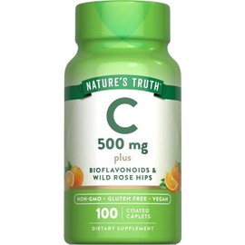 Nature's Truth SM Nature's Truth Vitamin C with Rose Hips and Bioflavonoids 500mg -100ct