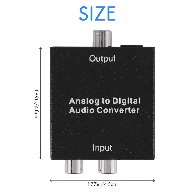 Aribrnten Analog to Digital Audio Converter R/L 3.5mm AUX to