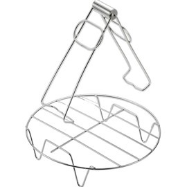 Juego de pinzas de acero inoxidable para platos calientes y soporte redondo de alambre para olla a presión, olla instantánea, enlatado, refrigeración,
