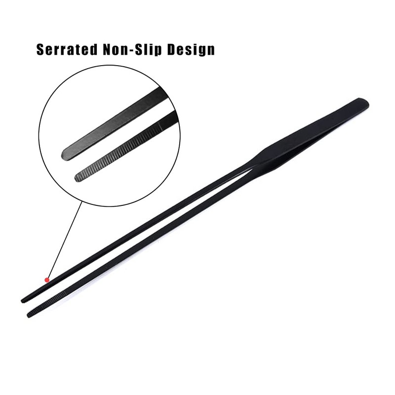 WOLEDOE Snake Feeding Tongs, 2Pcs Ball Python Tweezers fit Leopard