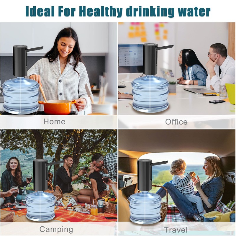 5-Gallon Water Bottle Pump Dispenser: YISH Electric Water Dispenser Pump