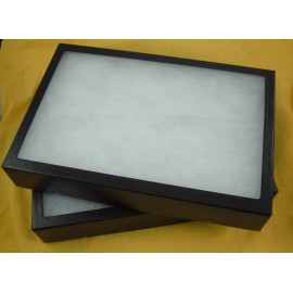Unbranded/Generic two jewelry display case Riker Mount display collectors frame 12 X 16 X 2 in.