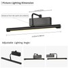 Joosenhouse Wireless Picture Light Battery Operate Library Light 15Inch 5000mAh