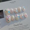 Shining Bubble [Handmade Nail Tip] Emily Nail - Oval /