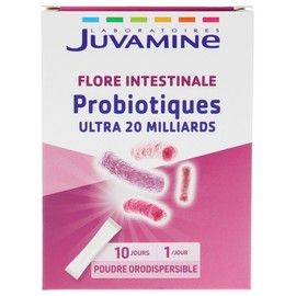 Juvamine Probiotics Ultra 20 Milliards 10 Sticks