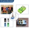 9-Pin 3PDT Guitar Effects Pedal Box Stomp,Foot Pedal Switch Stompbox,True