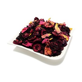 Black Tea · Pomegranate - Cranberry · Black Tea Loose with Pomegranate Cranberry Flavour · Naturally Flavoured Premium Tea Blend · Black Tea Blend