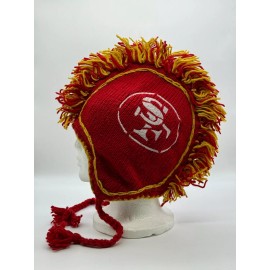 100% Wool San Francisco 49ers Mohawk Knit Hat