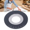 Circle Drawing Maker Tool Adjustable Rotatable Round Template Ruler Black