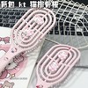 New Kitty Cat DIY Styling Air Cushion Hairbrush for Students - Wet & Dry Use Pink Kitty Fluffy Brush 20ea