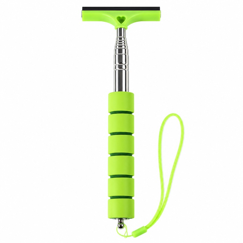 Telescopic Car Window Squeegee for Glass Cleaning – Compact Rubber