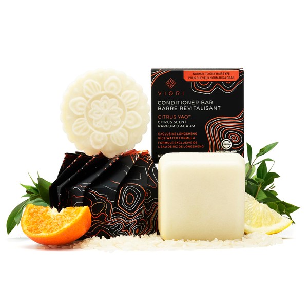 Viori Viori Citrus Yao Shampoo and Conditioner Bar Set Made