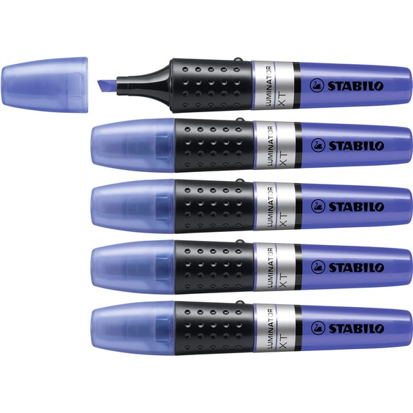 STABILO Luminator Highlighter - Blue (Pack of 5)