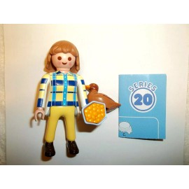 Playmobil,GIRL WITH FEED BAG,DUCK,Serie