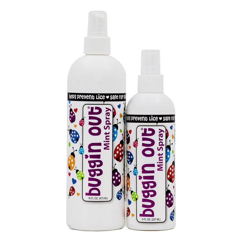 Buggin Out Mystical Mint Spritzer - 8oz Peppermint Essential Oils