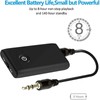 Bluetooth 5.0 Transmitter Receiver, 2-in-1 Wireless 3.5mm Adapter Mini Portable