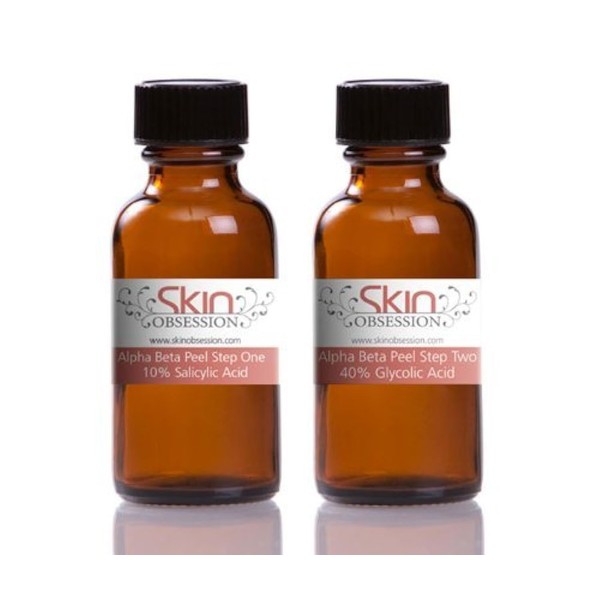 Skin Obsession 40% 2 phase Combination Chemical Glycolic/Salicylic/lactic Peel for Acne, Fine Lines