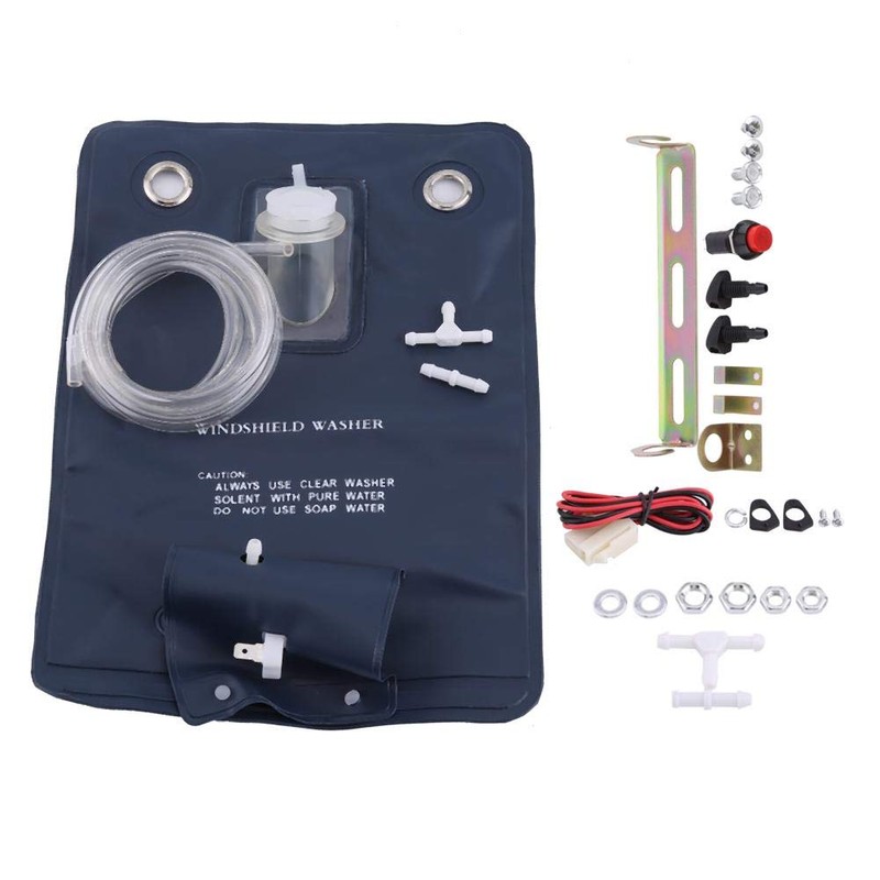 Scheibenwaschflüssigkeit Pumpe für scheibenwaschanlage oldtimer auto 12v, 12V Universal Scheibenwaschpumpe