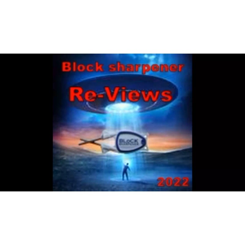 Block sharpener Glow in the dark-Outdoorsm - Plastic, Glow Blue