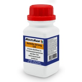 MultiNox® KeimEx Strong Powder for Tanks from 10-125 L – Contents: 125 g – Removes Fresh Biofilms in Drinking Water Systems by Caravan & Boat