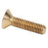 Flat Head Hex Socket Screws Pure Copper 6mm Diameter 2mm