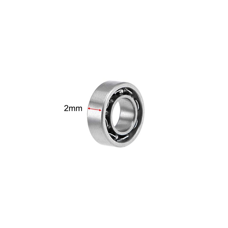 sourcing map MR63K Deep Groove Ball Bearings 3mm Inner Dia
