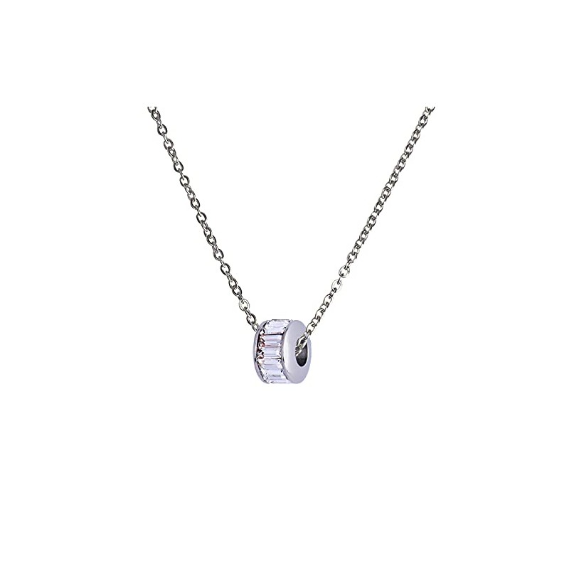 LuckyLy Charms para Pulseras Acero Inoxidable Zirconia Cúbica Regalos Mujer