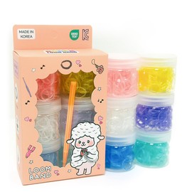 KOREA LOOM BAND Premium Crafting Bracelet DIY Kit Latex-Free (Original), LW-100
