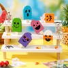 Kathfly 6 Pcs Summer Halloween Table Decor Wooden Ice Cream