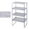 NEX Metal Kitchen Shelf Organizer for Cabinet Counter Cupboard Pantry,