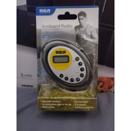 RCA AM/FM Armband Radio Black Model  Digital Tuner W/ LCD New &  Sealed