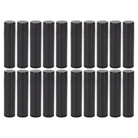 ZJchao 20 Tubos de Bálsamo Labial, Botellas de Bálsamo Labial Recargables Vacías, Tubo Redondo de Lápiz Labial DIY para Bálsamos Labiales, Contenedor de Lápiz Labial