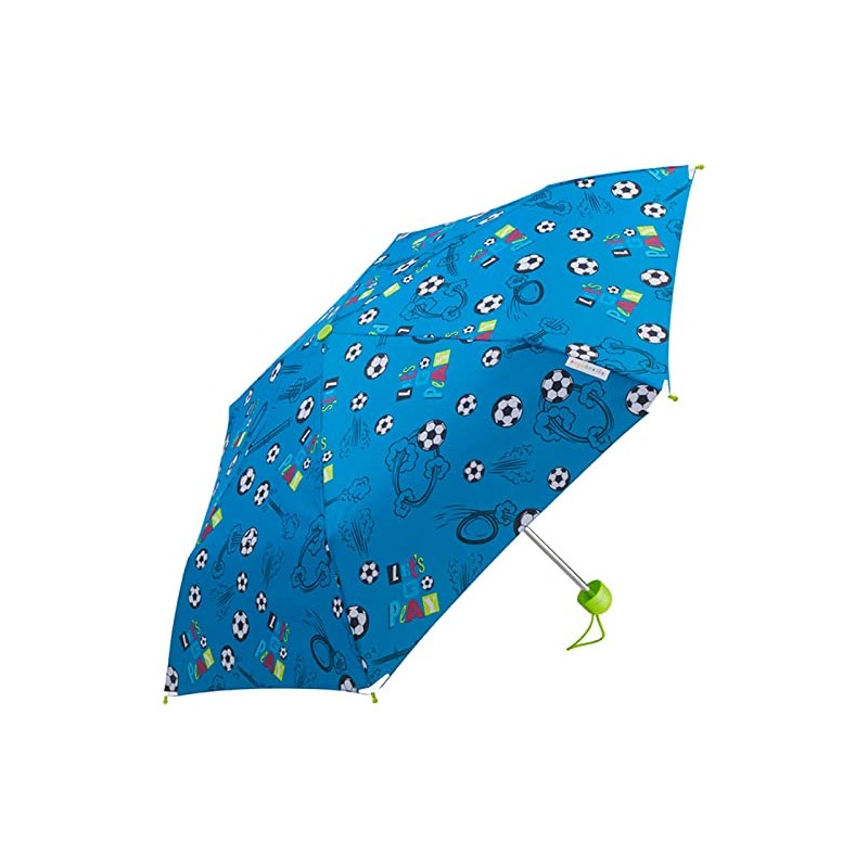 Ergobrella Children's Pocket Umbrella with Reflective Elements, football fan, soccer