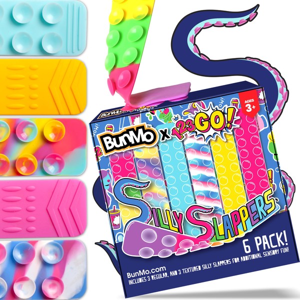 BUNMO 6pk Sensory Suction Toys | Autism Sensory Toys | Engaging Creative & Imaginative Play | Sensory Toys for Autistic Children | Stimulating & Addictive | Autism Toys