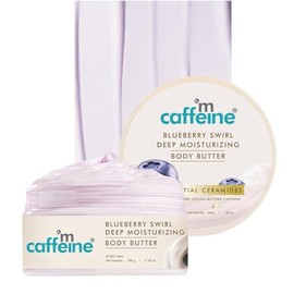 Blueberry Swirl Deep Moisturizing Body Butter | 5 Essential Ceramides for Skin Repair with Shea Butter & Cocoa Butter| Winter Body Care | Body Butter for Women and Men - 200g