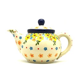 Polish Pottery Teapot - 14 oz. - Buttercup