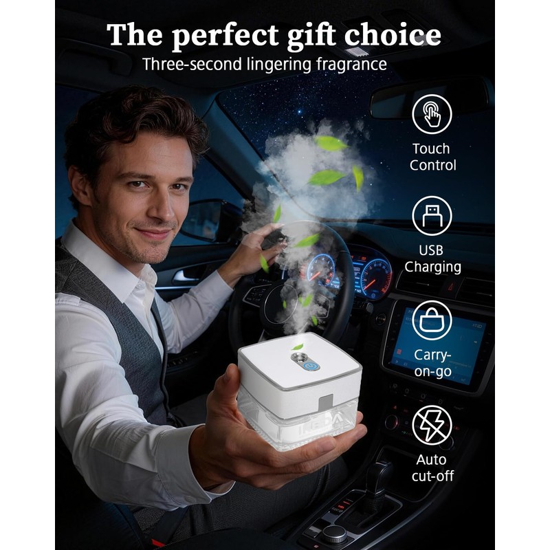 Smart Car Air Fresheners | Luxury Car Aroma Diffuser |