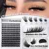 Wispy Lash Clusters Enchantress Eyelash Clusters 10-18mm Fluffy Cluster Eyelash
