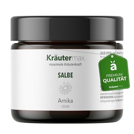 Kräutermax Arnica Ointment Cream High Dose 100 ml - Natural Care with Arnica Montana for Regeneration and Benefit