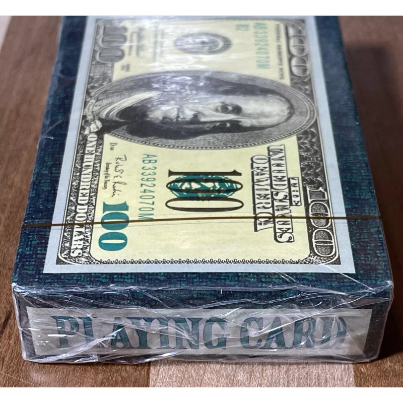No Brand NEW SEALED Hundred Dollar Playing Card Deck One
