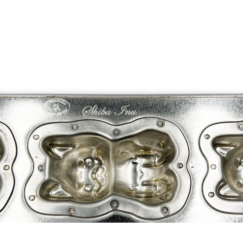 Matsunaga Seisakusho Silver Shiba Inu Wankichi Tabletop 12 Piece