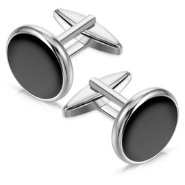 Silver Mens Cufflinks For Men, Classic Cuff Links Mens, Best Gift For Men Suitable, For Wedding, Banquet, Ceremony, Business