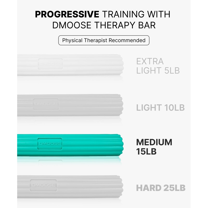 DMOOSE FITNESS Flex Bar (Green-Medium)