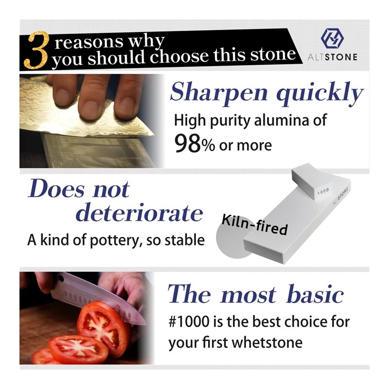 ALTSTONE FUKAMI whetstone #1000 #3000 #8000 set sharpening stone Fr.