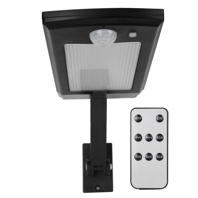 Solar Power Lamp Induction LED Wall Light with Remote Control