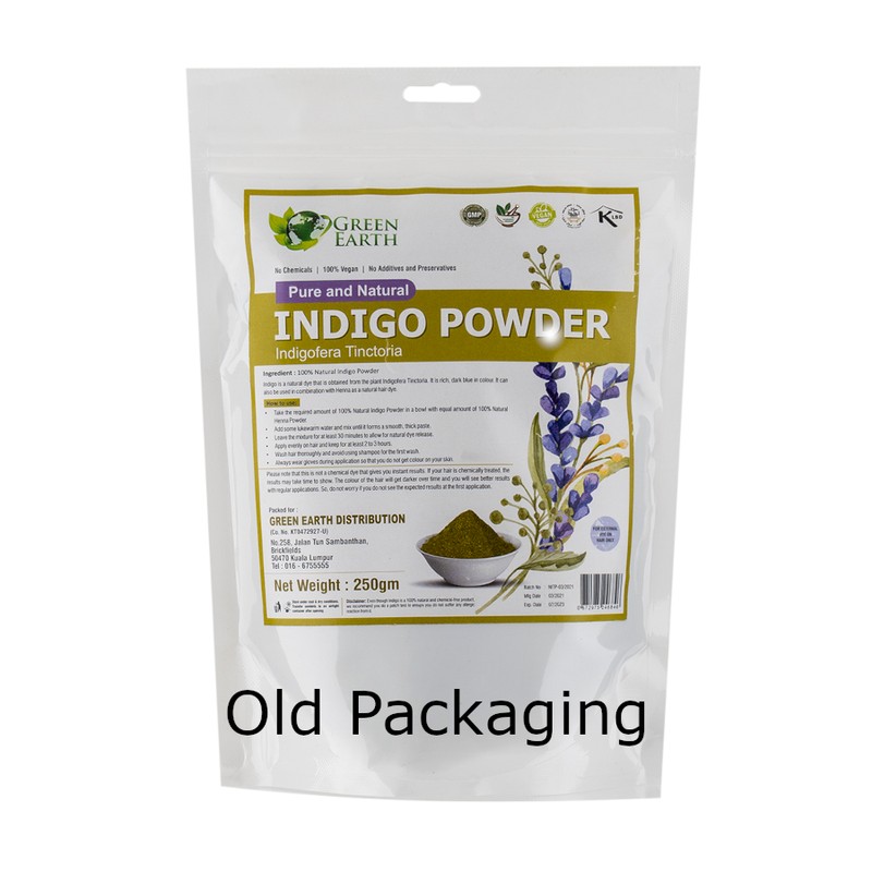 Green Earth Indigo Powder 250gm (Expiry October 2027)
