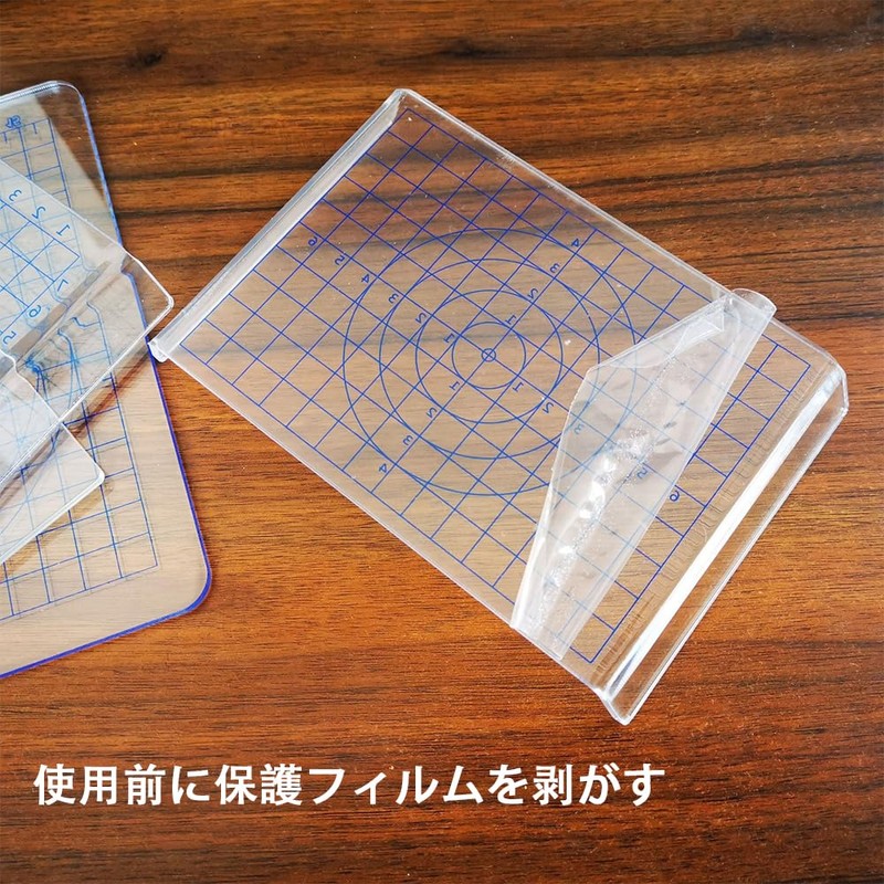 BIUTEFOR Clay Press Plate + Acrylic Stick DIY Tool Clay
